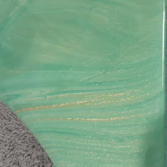 Hand Crafted Heart Picture Frame Wooden Resin Hand Painted Essential Home Decor - Picture 5 of 6